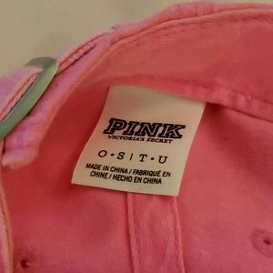 PINK Victoria's Secret Accessories - PINK Victoria's Secret hot pink denim cap PINK Victoria's Secret Accessories - PINK Victoria's Secret hot pink denim cap